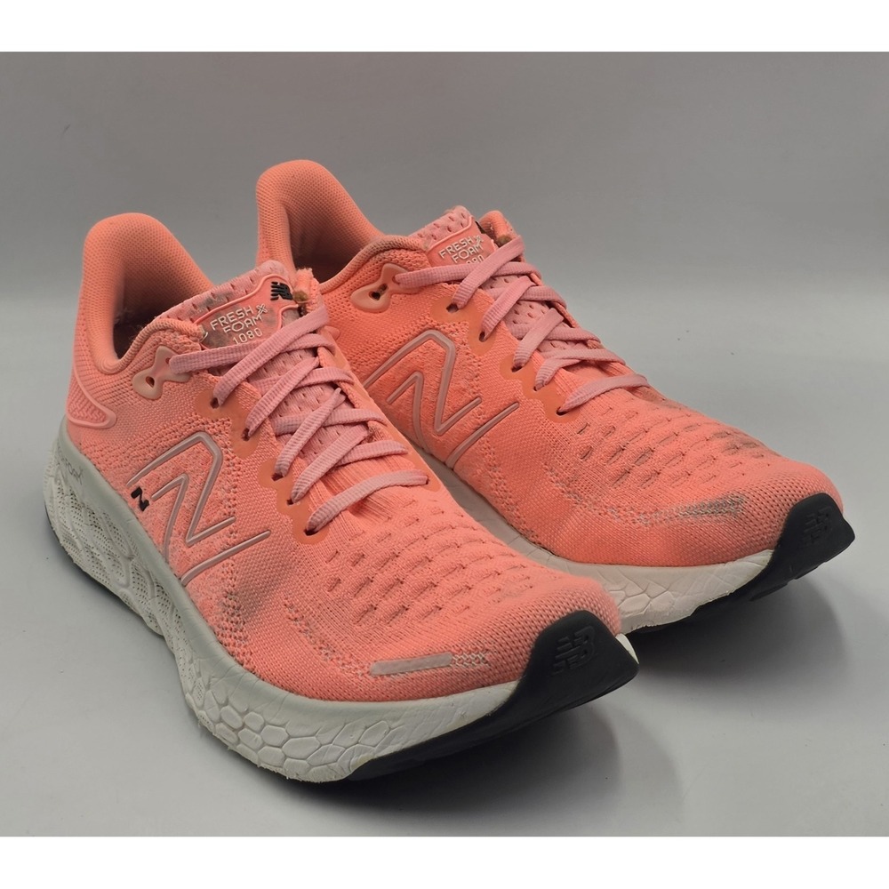 New Balance Fresh Foam X 1080v12 Grapefruit Pink Athletic Shoe Women Size 10B
